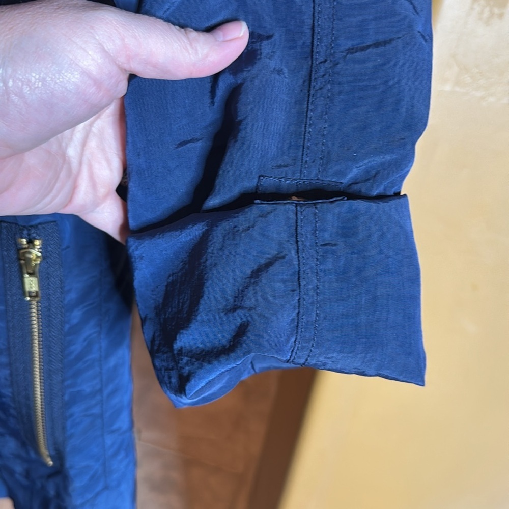 Anthro Millard Fillmore MF-13 Anorak Jacket Navy Hooded Utility Coat Size XS - Picture 6 of 16